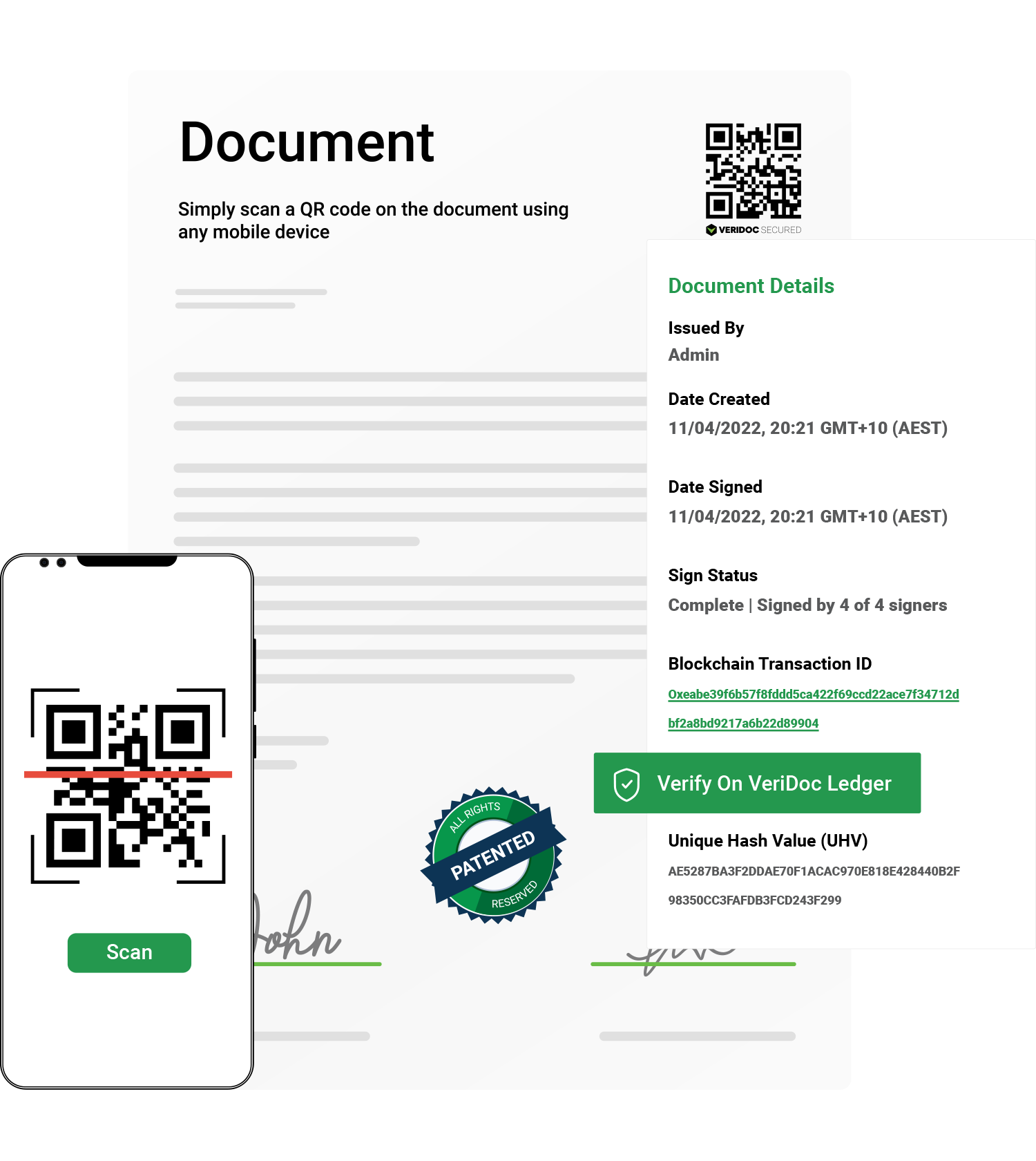 Tamper Proof Document